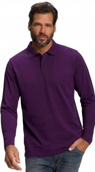JP1880 Polo Shirt Long Sleeve Pique Purple - Polokošele - Polokošele 2XL-8XL