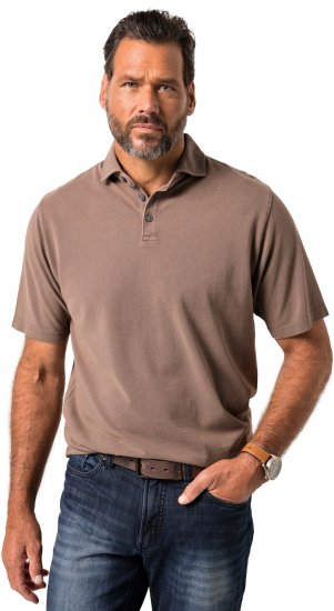 JP1880 Polo Shirt Short Sleeve Pique Vintage Brown - Polokošele - Polokošele 2XL-8XL