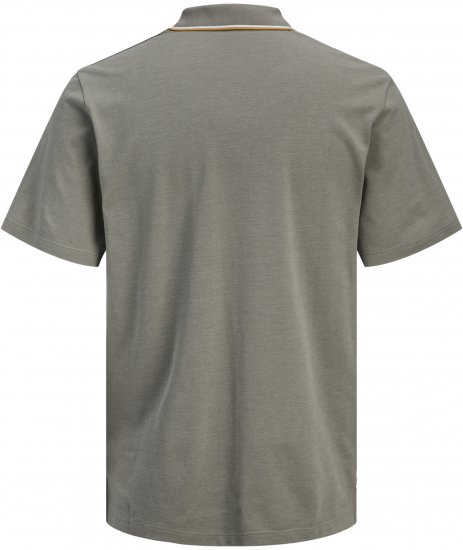 Jack & Jones Blaze Short Sleeve Polo Grey - Polokošele - Polokošele 2XL-8XL