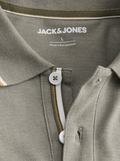 Jack & Jones Blaze Short Sleeve Polo Grey - Polokošele - Polokošele 2XL-8XL
