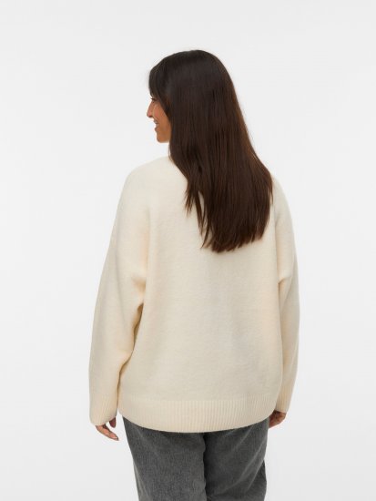 Vero Moda Boom Long Sleeve Pullover Birch - Pletené svetre - 