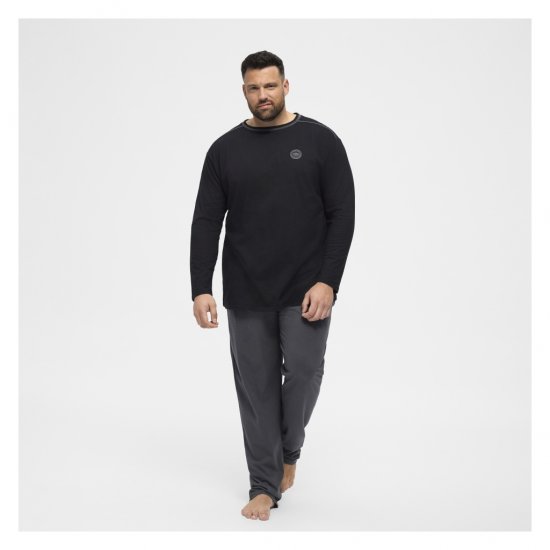 North Latitude Pyjama Pants Dark Grey Charcole - Pyžamá a domáce oblečenie - Pyžamá a domáce oblečenie 2XL-10XL