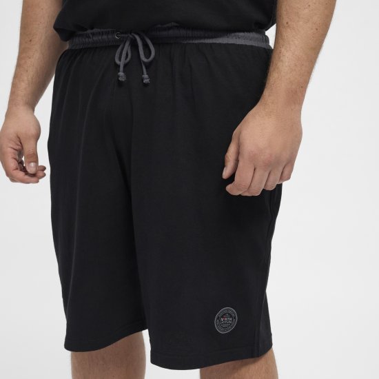 North Latitude Pyjama Shorts Black - Pyžamá a domáce oblečenie - Pyžamá a domáce oblečenie 2XL-10XL