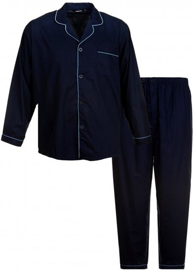 Espionage PJ057A Traditional Pyjama Navy - Spodná bielizeň - Spodné Prádlo 2XL-8XL
