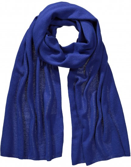 Ulla Popken Virgin Wool Cashmere Mix Scarf Deep Aqua - Doplnky - 