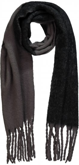 Ulla Popken Fringed Edge Boucle Scarf Green - Doplnky - 