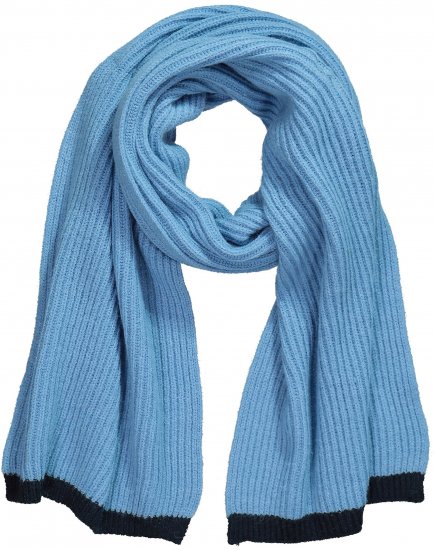 Ulla Popken Two Tone Knit Scarf Light Cornflower - Doplnky - 