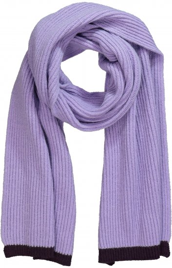Ulla Popken Two Tone Knit Scarf Lavender - Doplnky - 