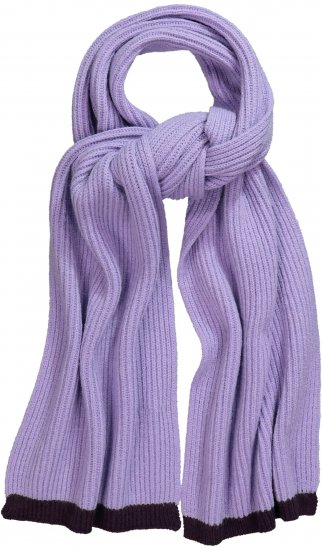 Ulla Popken Two Tone Knit Scarf Lavender - Doplnky - 