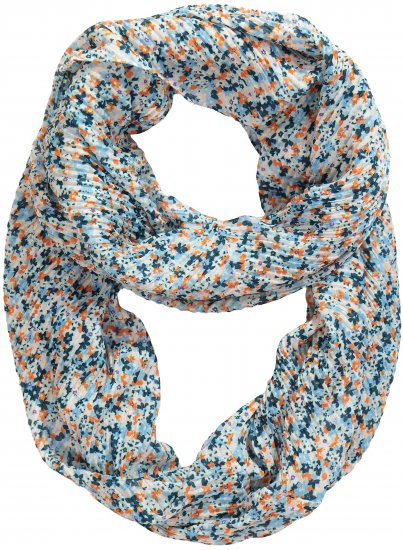 Ulla Popken Ditsy Floral Infinity Scarf Off-White - Doplnky - 