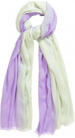 Ulla Popken Fringed Ombre Scarf Pistachio - Doplnky - 