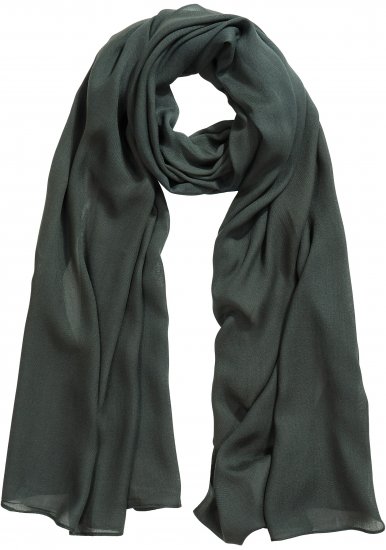 Ulla Popken Lightweight Scarf Olive Grey - Doplnky - 