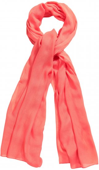 Ulla Popken Lightweight Scarf Coral Pink - Doplnky - 
