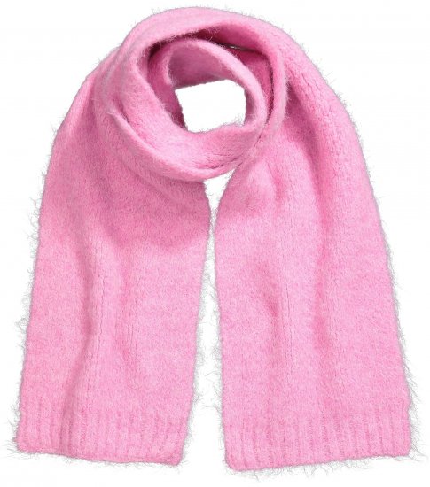 Ulla Popken Ribbed Knit Scarf Dark Pink - Doplnky - 