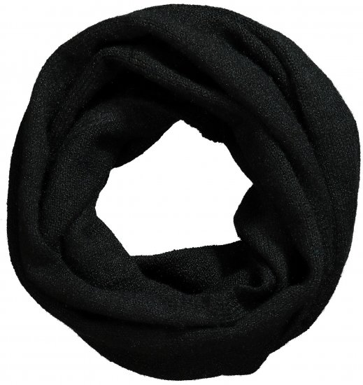 Ulla Popken Knit Infinity Scarf Black - Doplnky - 