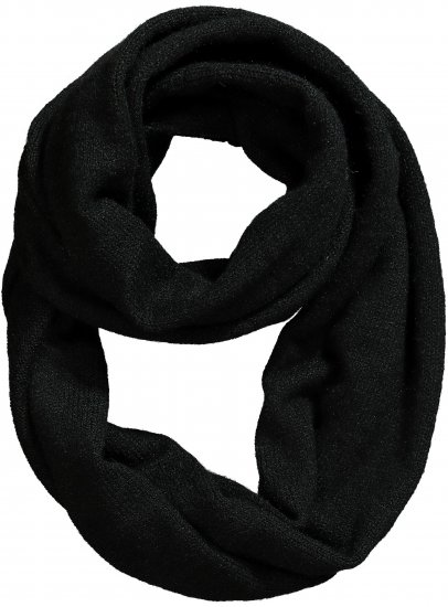 Ulla Popken Knit Infinity Scarf Black - Doplnky - 