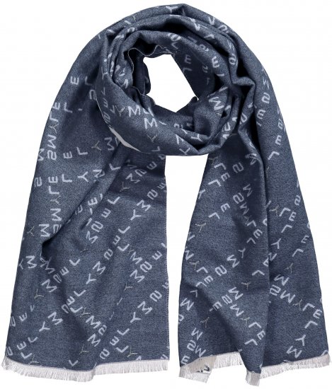 Ulla Popken Smyle Reversible Scarf Navy - Doplnky - 