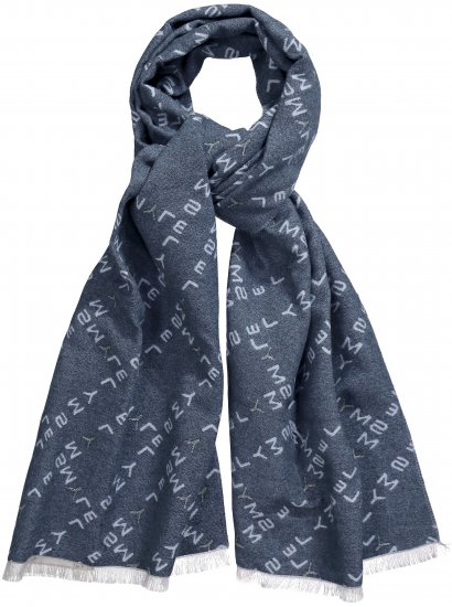 Ulla Popken Smyle Reversible Scarf Navy - Doplnky - 