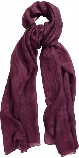 Ulla Popken Silk Scarf Aubergine - Doplnky - 