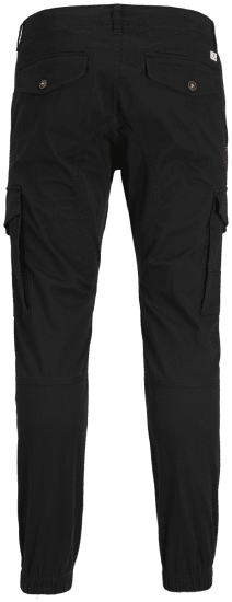 Jack & Jones Paul Flake Cargo Pants Black - Džínsy & nohavice - Džínsy a Nohavice - W40-W70