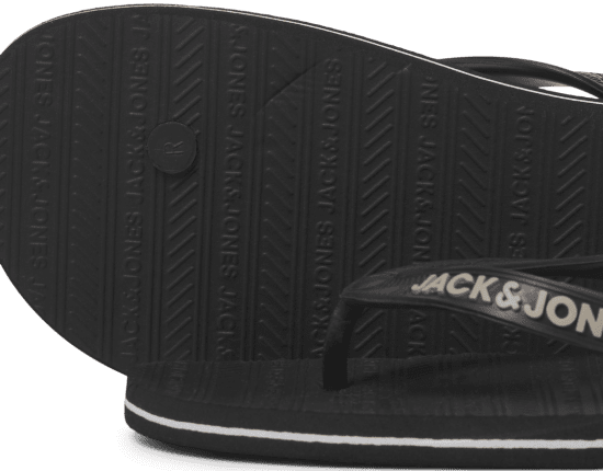 Jack & Jones Basic Flip Flop Slippers Anthracite - Pánske topánky 40-52 - 