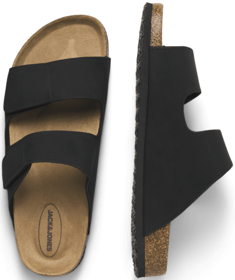 Jack & Jones Central Strap Sandals Anthracite - Pánske topánky 40-52 - 