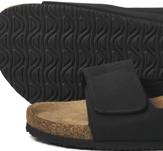 Jack & Jones Central Strap Sandals Anthracite - Pánske topánky 40-52 - 