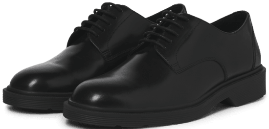Jack & Jones Dax Leather Lace Shoes Anthracite - Pánske topánky 40-52 - 