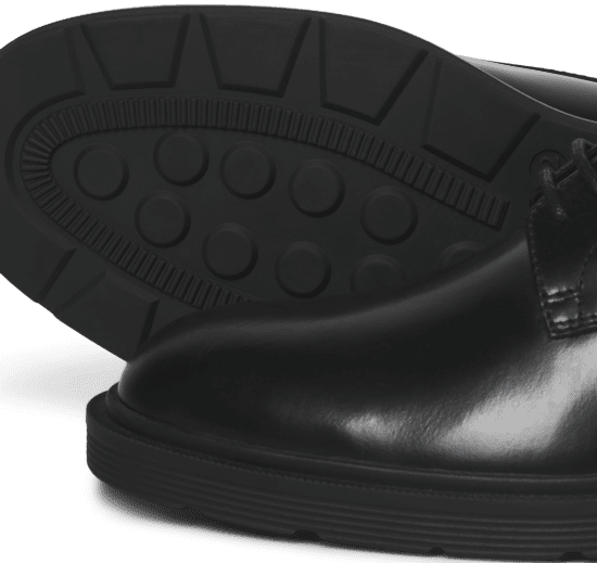 Jack & Jones Dax Leather Lace Shoes Anthracite - Pánske topánky 40-52 - 