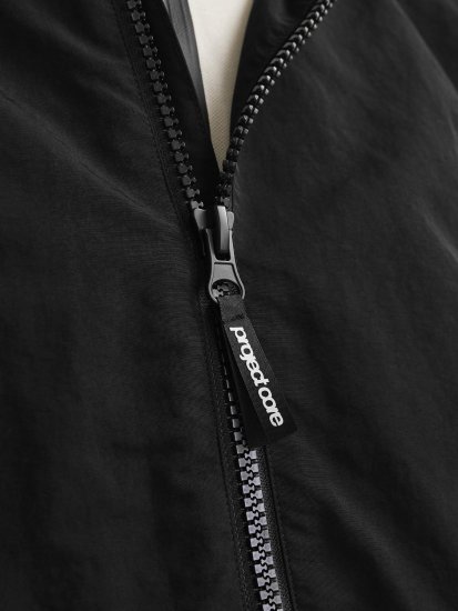 Jack & Jones Union Shell Jacket Black - Bundy - Bundy Nadmerné Veľkosti 2XL-8XL