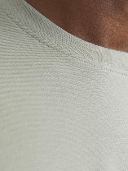 Jack & Jones FUSION Full Branding T-Shirt Aqua Grey - Tričká - Nadrozmerné tričká - 2XL-14XL