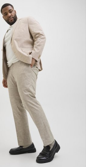 Jack & Jones Riviera Dress pants Beige - Džínsy & nohavice - Džínsy a Nohavice - W40-W70