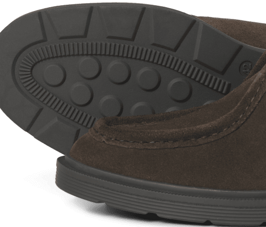 Jack & Jones Austin Suede Moc Brown Stone - Pánske topánky 40-52 - 