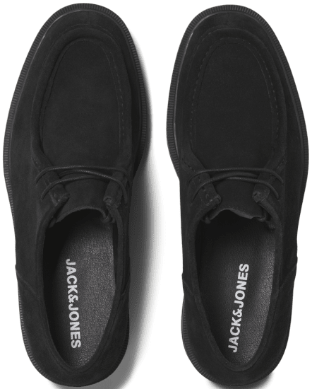 Jack & Jones Austin Suede Moc Black - Pánske topánky 40-52 - 