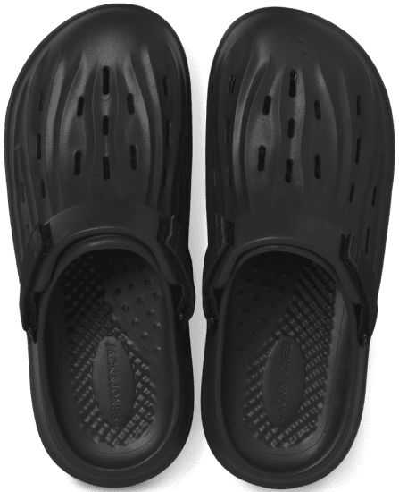 Jack & Jones Vincent Moulded Mules Black - Pánske topánky 40-52 - 