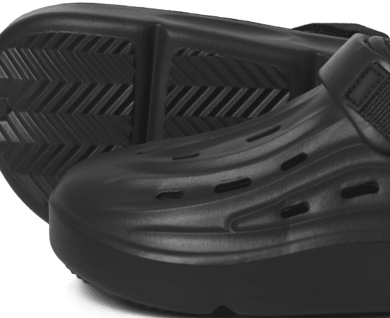 Jack & Jones Vincent Moulded Mules Black - Pánske topánky 40-52 - 