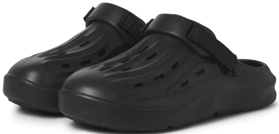 Jack & Jones Vincent Moulded Mules Black - Pánske topánky 40-52 - 