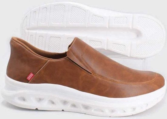 D555 Carlisle 1 D555 Kingsize Hands Free Shoes Dark Tan - Pánske topánky 40-52 - 