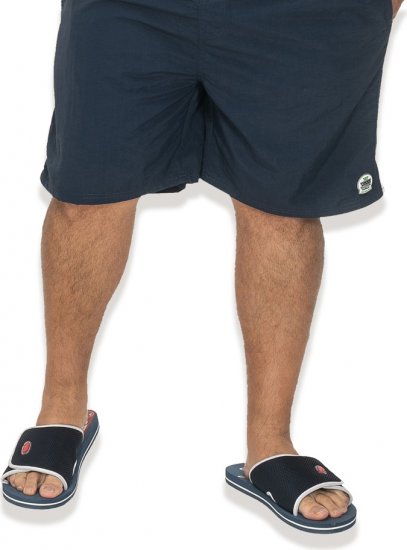 D555 DRAKE Slippers With Velcro Fastening Black - Pánske topánky 40-52 - 