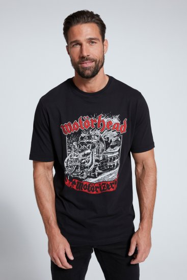 JP1880 Motörhead Graphic Band T-Shirt Black - Tričká - Nadrozmerné tričká - 2XL-14XL