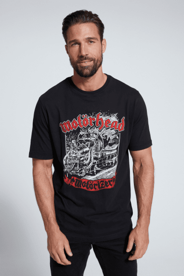 JP1880 Motörhead Graphic Band T-Shirt Black - Tričká - Nadrozmerné tričká - 2XL-14XL