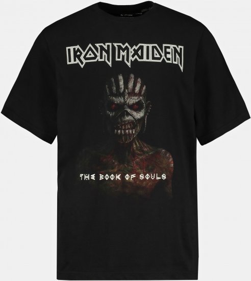 JP1880 Iron Maiden Graphic Band T-Shirt Black - Tričká - Nadrozmerné tričká - 2XL-14XL