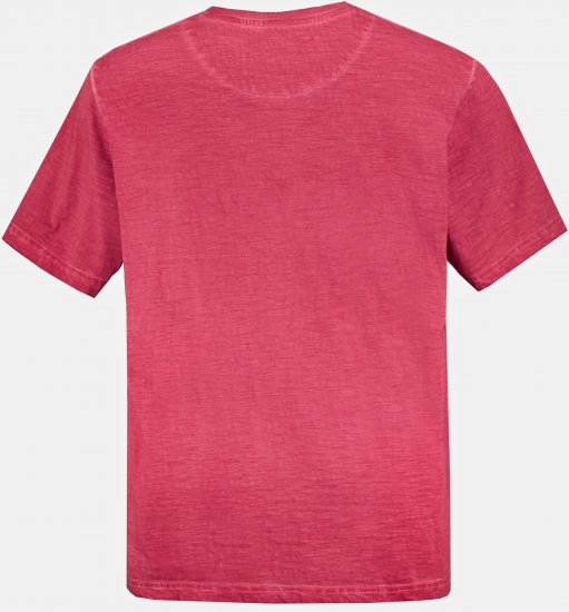 JP1880 AC/DC World Tour Graphic Comfort Fit Band T-Shirt Dark Red - Tričká - Nadrozmerné tričká - 2XL-14XL