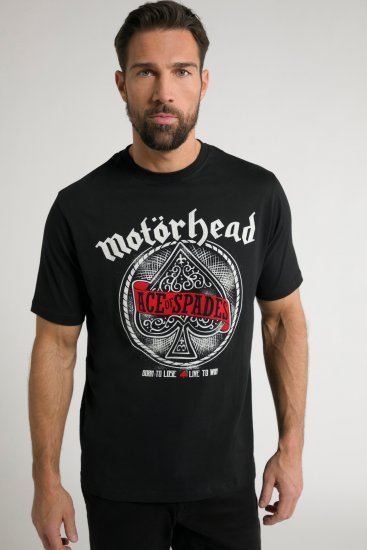 JP1880 Motörhead ACE Graphic Comfort Fit Band T-Shirt Black - Tričká - Nadrozmerné tričká - 2XL-14XL