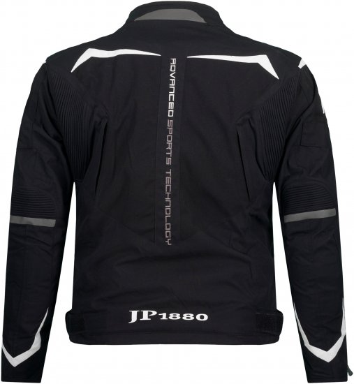 JP1880 3D Mesh Insert Motorcycle Jacket Black - Motocyklové oblečenie vo veľkostiach plus size - Motocyklové oblečenie vo veľkých veľkostiach pre mužov