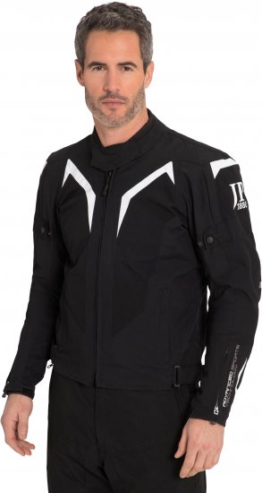 JP1880 3D Mesh Insert Motorcycle Jacket Black - Motocyklové oblečenie vo veľkostiach plus size - Motocyklové oblečenie vo veľkých veľkostiach pre mužov