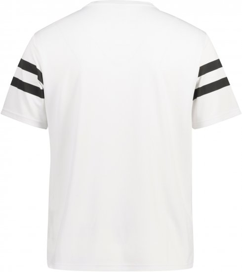  JP1880 Henley Tennis T-Shirt Snow White - Športové oblečenie - Sportovní Oblečení 2XL-10XL