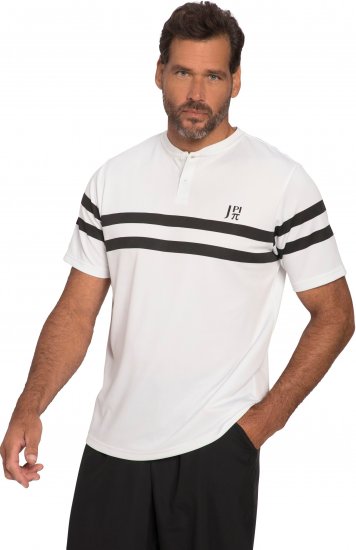  JP1880 Henley Tennis T-Shirt Snow White - Športové oblečenie - Sportovní Oblečení 2XL-10XL