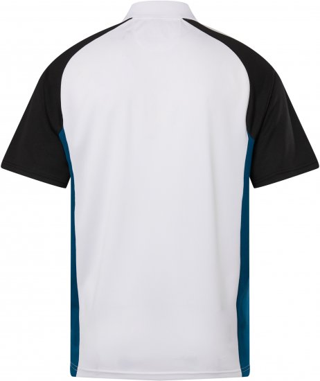 JP1880 FLEXNAMIC® QuickDry Tennis Polo Black-White-Blue - Športové oblečenie - Sportovní Oblečení 2XL-10XL