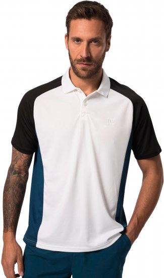JP1880 FLEXNAMIC® QuickDry Tennis Polo Black-White-Blue - Športové oblečenie - Sportovní Oblečení 2XL-10XL